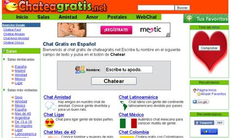 paginas para hacer amigos gratis|Salas de Chat Gratis en Español Sin Registro